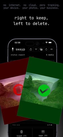 Скриншот swayp - очистка галереи 2